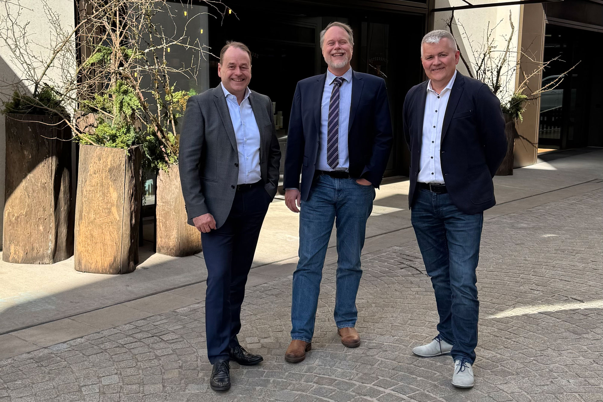 Gruppenfoto der drei Aufsichtsräte der Fortezza Finanz AG